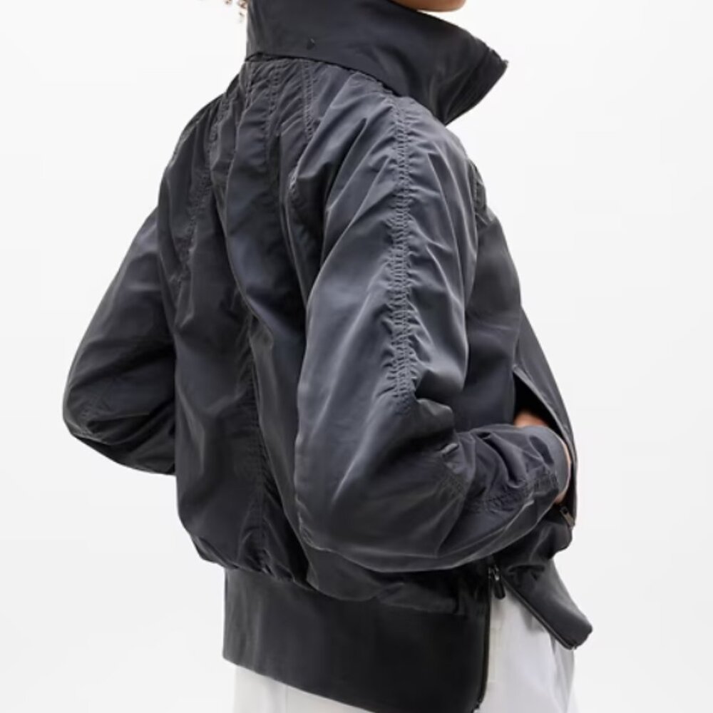 Athleta Jetset bomber in Shadow, Small